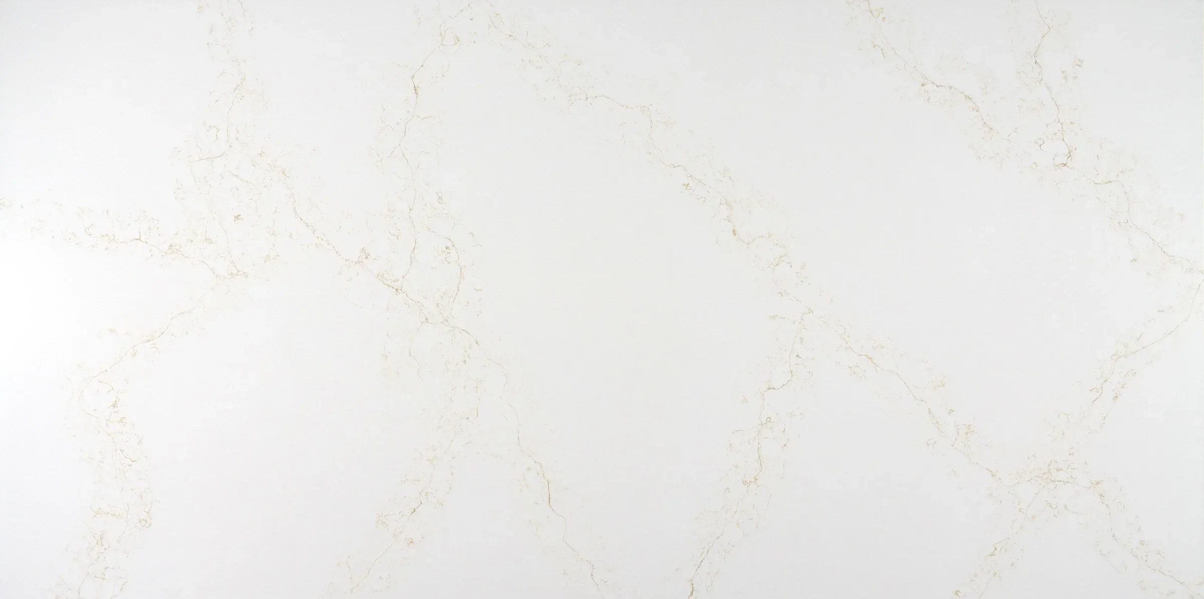 Full-slab photo of Calacatta 6623 Gold quartz