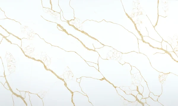 Auro Quartz Calacatta 6632 quartz slab