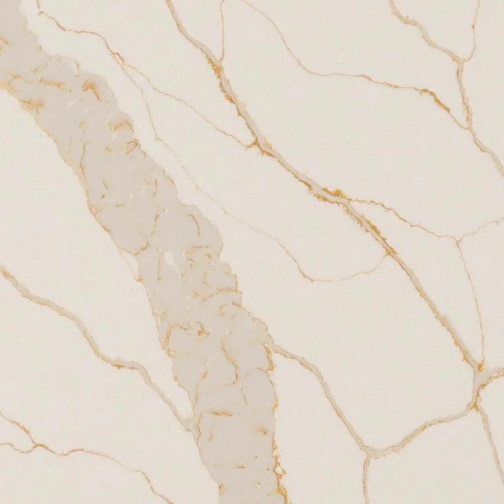 Close-up of Calacatta 6638 quartz