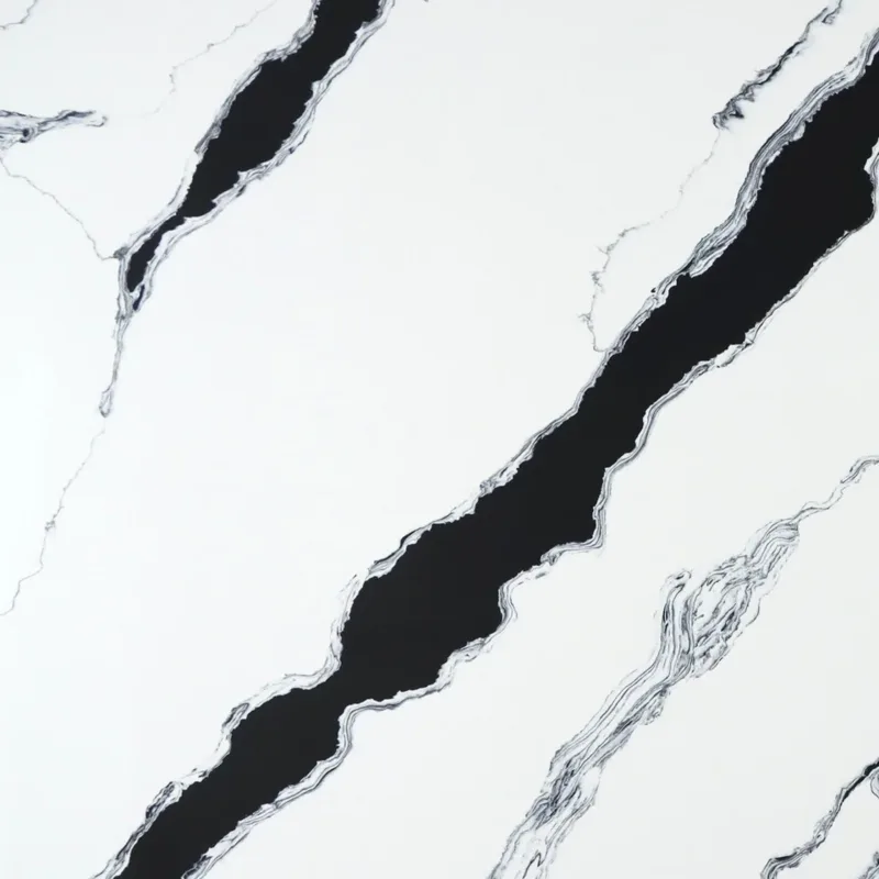 Close-up of Auro Quartz Calacatta 6648