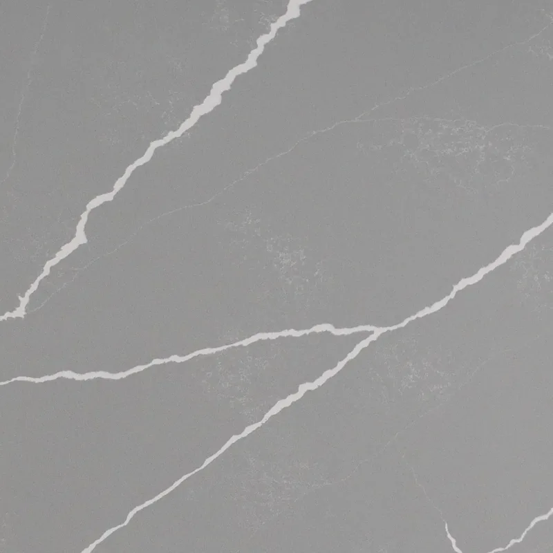 Calacatta 6655 quartz, upper-right area of the slab