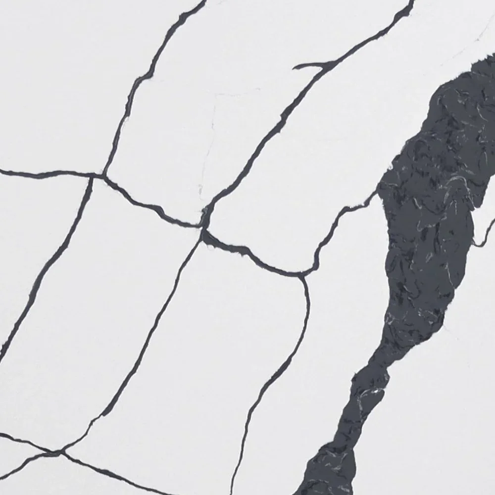 Close-up of Calacatta 6676 quartz
