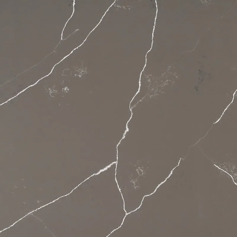 Calacatta 6704 quartz, upper-left area of the slab