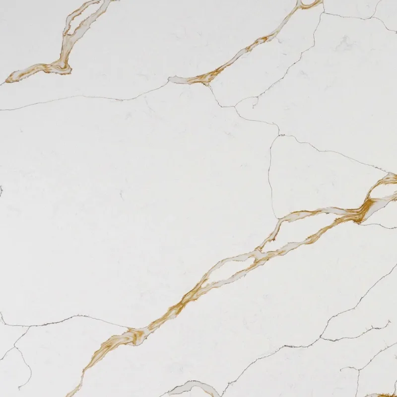 Close-up of Auro Quartz Calacatta 6822