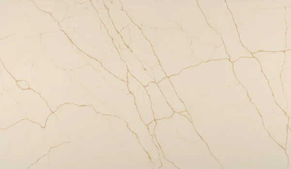 Auro Quartz Calacatta 6895 quartz slab, cream with gold network