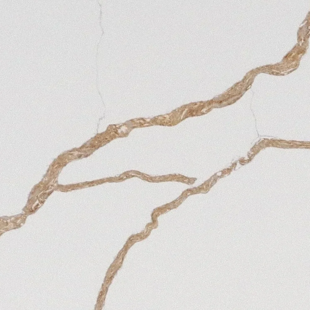 Close-up of Calacatta 6947 quartz